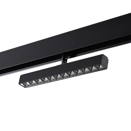 Трековый св-к для низков.шинопровода IP20 LED 4000K 12W 48V FLUM черный D NOVOTECH