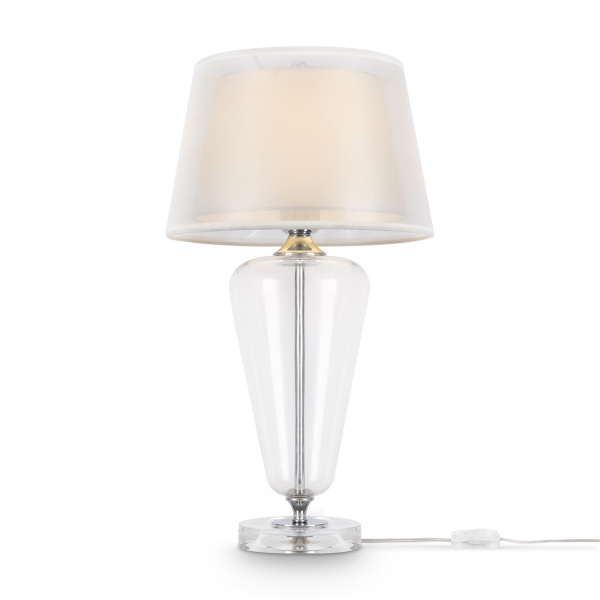 Настольная лампа 1*E27 40Вт Хром IP20 Verre Z005TL-01CH Maytoni