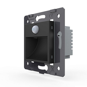 Подсветка лестницы, пола с датчиком движения, цвет черный (механизм) Livolo