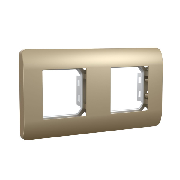 Рамка 2-ая, универсальная, шампань NEW3-E CHINT