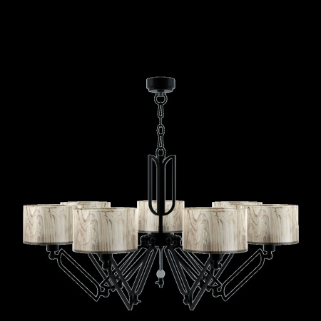 Люстра 7*E14 40Вт Матовый Черный IP20 Hightech 5 M1-07-BM-LMP-Y-6 Maytoni