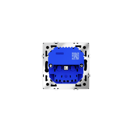 Розетка встраиваемая Voltum S70 с заземлением и защитными шторками, 16А, с USB, A+A, (графит)