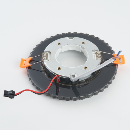 Светильник встр. с белой LED подсветкой 4000К Feron CD4045 потолочный GX53 без лампы, серый, хром