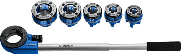 Набор клуппов №5 с трещоткой, серия Профессионал ЗУБР