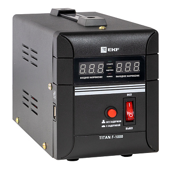 Стабилизатор напряжения напольный TITAN F-1000 PROxima EKF