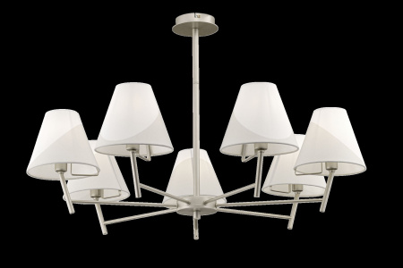 Люстра 7*E14 40Вт Серебро IP20 Vanessa FR5084PL-07G Freya