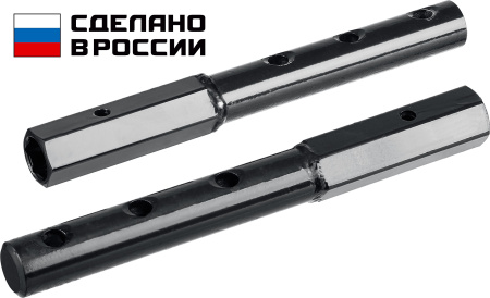 УД-2, HEX 23 - круг 30мм, удлинитель, набор 2 шт ЗУБР