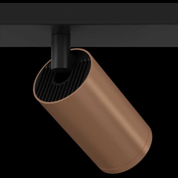 Потолочный светильник 2*GU10 10Вт Черный и Медь матовая IP20 FOCUS S C051CL-02BC Technical