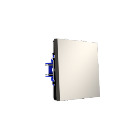 Перекрестный переключатель встраиваемый Voltum S70 одноклавишный 10А, (кашемир)