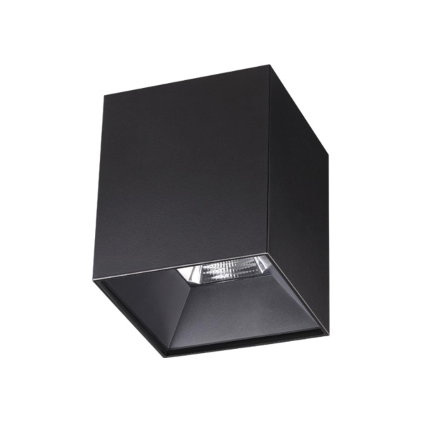 Накл.св-к IP20 LED 4000К 10W 200-260V RECTE черный NOVOTECH