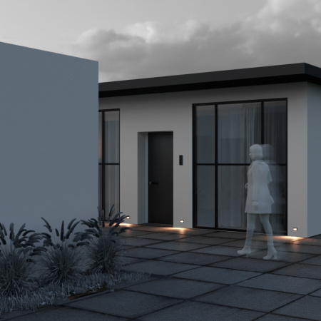 Подсветка для лестниц 3Вт 3000К Черный IP65 Bosca O045SL-L3B3K Outdoor Maytoni