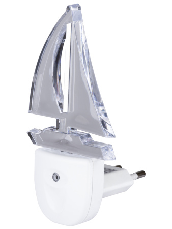 Ночник "Кораблик" с датчиком света, светодиодный, 0.3 Вт 220 В TDM