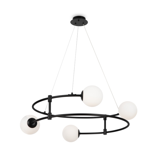 Подвесной светильник 4*G9 40Вт Черный IP20 Balance MOD317PL-04B Maytoni