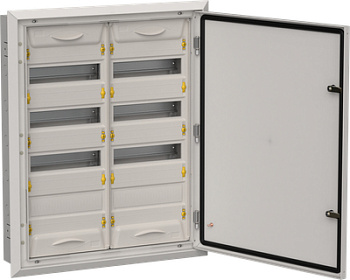 TITAN 5 Корпус мет. ЩРв-96 (2х48) 755х625х130 IP31 сер IEK