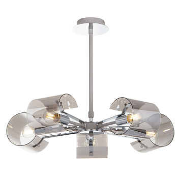 Люстра 5*E14 40Вт Серый IP20 Seona FR5024PL-05GR Freya