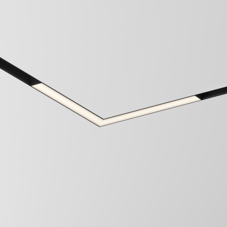 Трековый светильник LED 30Вт Черный IP20 Magnetic track system Gravity TR078-2-24W3K-B Technical Maytoni