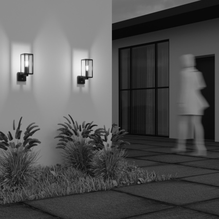 Настенный светильник (бра) 15Вт Графит IP65 Cell O452WL-01GFSR Outdoor Maytoni