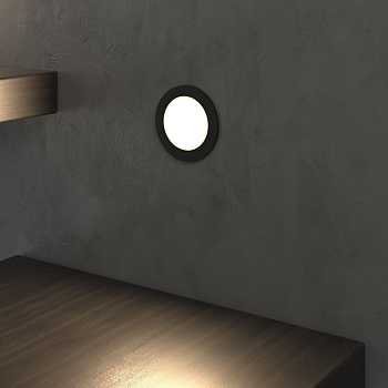 Подсветка для лестниц и дорожек 3Вт 4000К черный IP65 (a049754) Elektrostandard