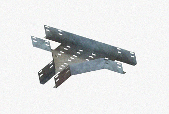 Лоток тройниковый перфорированный ОТ 500х100 УТ1,5, оцинкованный лист S1,5