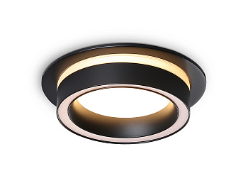 Светильник встраиваемый TN5241 BK черный GX53 D110*42 Ambrella Light