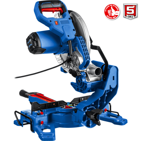 Профессионал ППТ-255-П пила торцовочная с протяжкой, d 255 х 30 мм, 2000 Вт ЗУБР