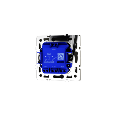 Выключатель встраиваемый Voltum S70 трехклавишный 10А, (шелк)