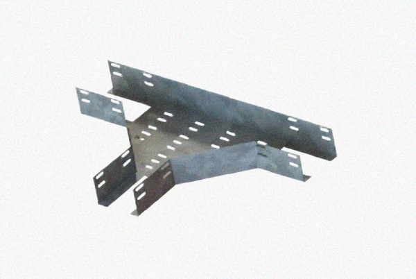 Лоток тройниковый перфорированный ОТ 500х100 УТ1,5, оцинкованный лист S1,5