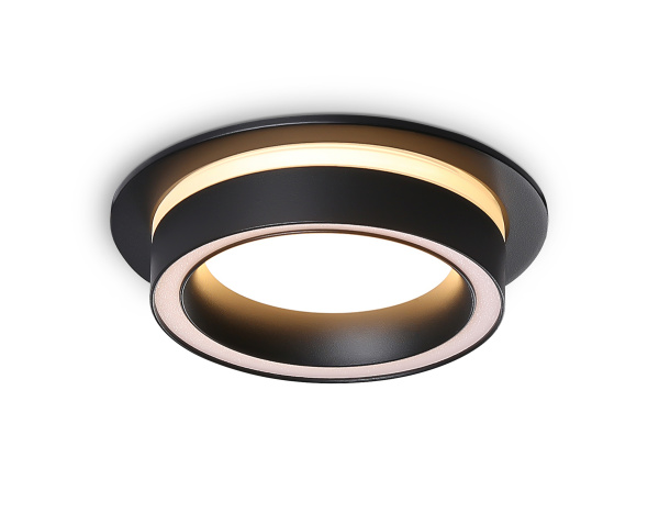 Светильник встраиваемый TN5241 BK черный GX53 D110*42 Ambrella Light