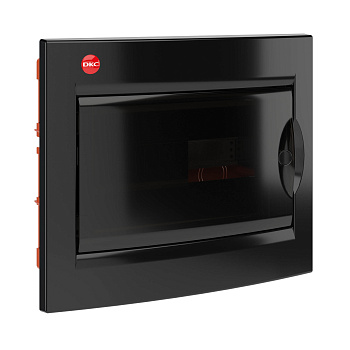 ЩРв-П-12, IP41, черный, с клеммным блоком 63А DKC ЩРв-П-12, IP41, черный, с клеммным блоком 63А DKC