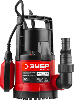Дренажный насос с минимальным уровнем откачки, 250 Вт ЗУБР