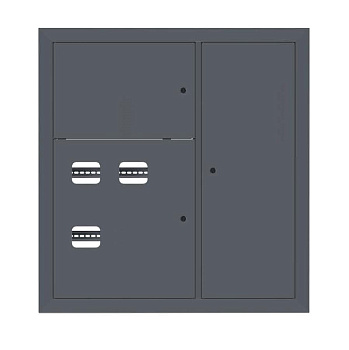 Щит этажный 3 кв, RAL7016 (1000х950х150) PROxima EKF