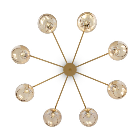 Люстра 8*E14 60Вт Золото IP20 Circle FR5183PL-08G Freya
