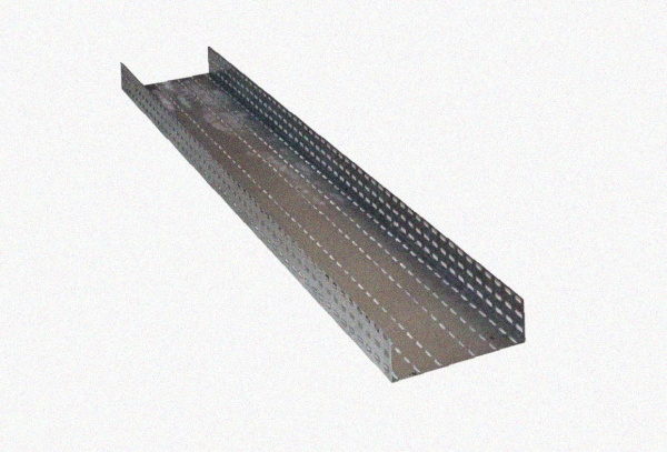 Лоток перфорированный ЛМ 300х80х3000 УТ1,5, оцинкованный лист, S1,2