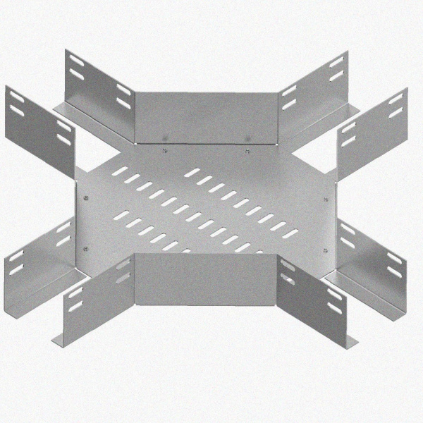 Лоток крестообразный глухой КМГ 200х100 У3, окрашенный, S1,5
