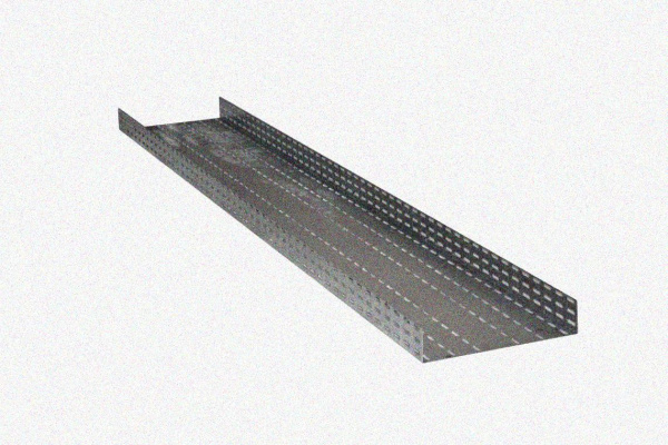 Лоток глухой ЛМГ 400х100х2000 УХЛ1 с крышкой КЛ400 УХЛ1, оцинкованный лист S1,0, ТУ3449-036-01394366-2012