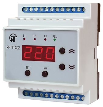 Реле напряжения, перекоса и последовательности фаз РНПП-302 Новатек-Электро
