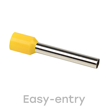 Наконечник штыревой втулочный изолированный НШвИ 6,0-24 (50шт) PROxima EKF