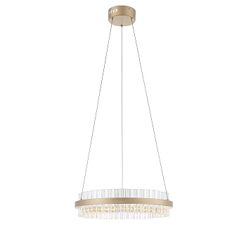 Светильник подвесной Золотистый/Золотистый, Прозрачный LED 1*34Вт 3000К SL383.203.01 ST LUCE
