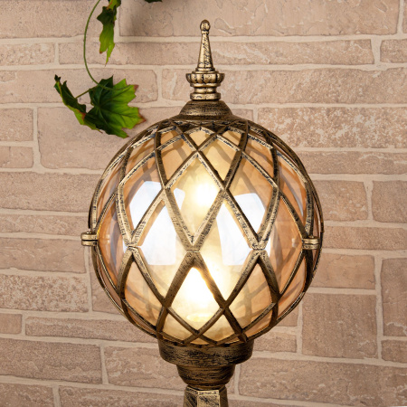 Ландшафтный светильник 1*E27 черное золото IP44 Sirius S (a025303) Elektrostandard