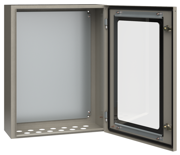 Щит металлический ЩМП-3-0 (650х500х220мм) У2 IP54 прозрачная дверь IEK