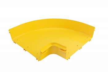 Горизонтальный поворот 90° оптического лотка 100х120 мм D5 DKC