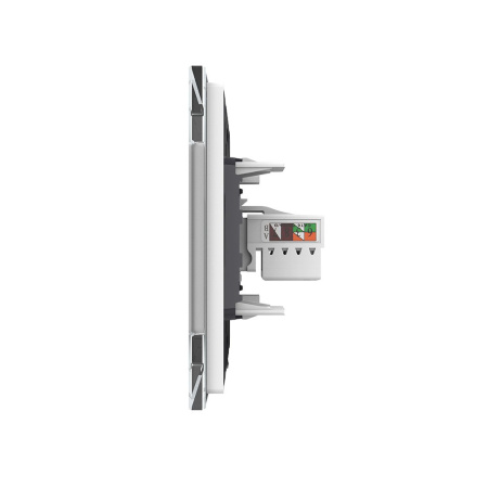 Розетка КОМП RJ-45 двойная Белая Livolo