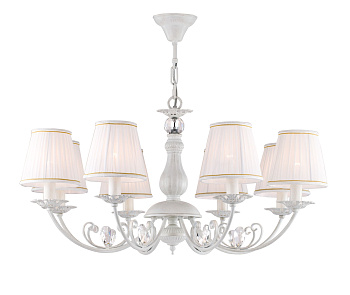 Люстра 8*E14 40Вт Белый IP20 Bianchi FR2307-PL-08-WG Freya