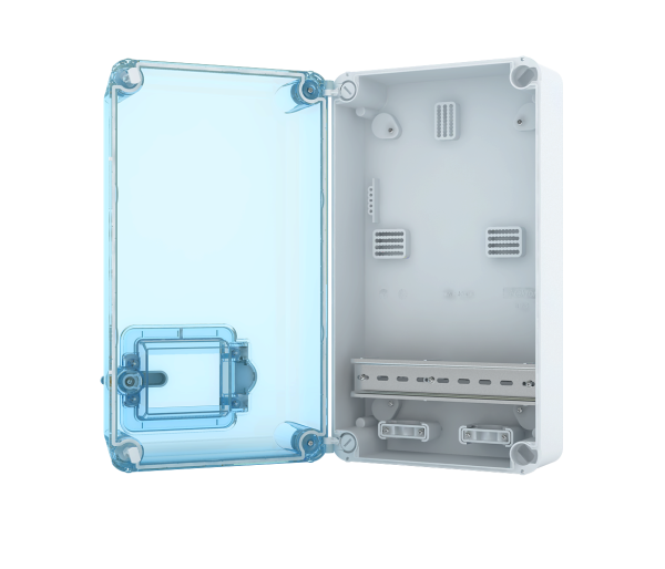 Пластиковый корпус под счетчик IP66 KNS 66-350x200-1 Tekfor