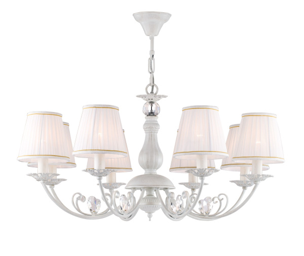 Люстра 8*E14 40Вт Белый IP20 Bianchi FR2307-PL-08-WG Freya