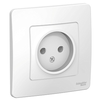 BLANCA Розетка СУ 1 мест. без з/з, без шторок 16А Белый IP20 Schneider Electric