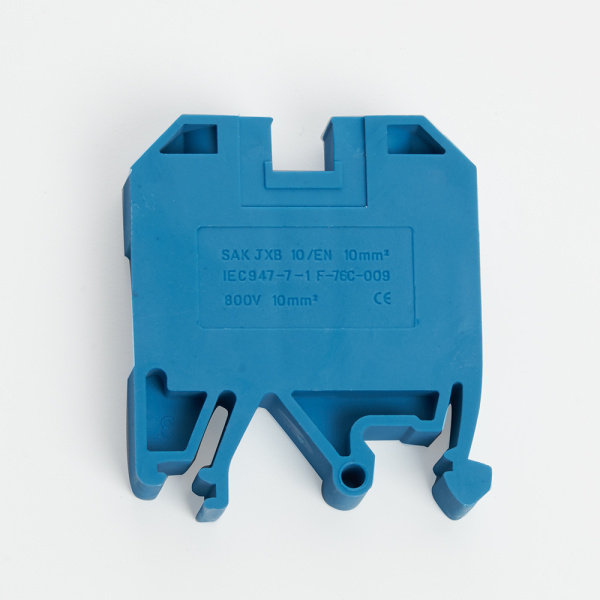 Зажим наборный изолированный (винтовой) ЗНИ - 10,0 (JXB10), синий, STEKKER, LD551-2-100