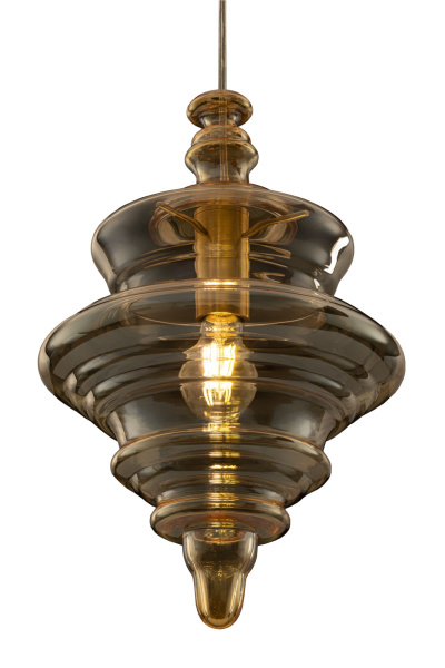 Подвесной светильник 1*E27 60Вт Латунь IP20 Trottola P057PL-01BS Maytoni