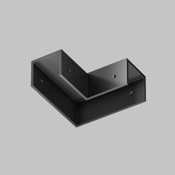 Коннектор угловой для профиля Elasity IP черный Maytoni