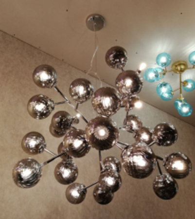 Подвесной светильник 24*G9 28Вт Хром IP20 Dallas MOD545PL-24CH Maytoni